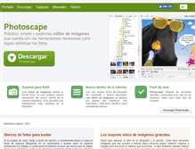 Tablet Screenshot of photoscape.com.es